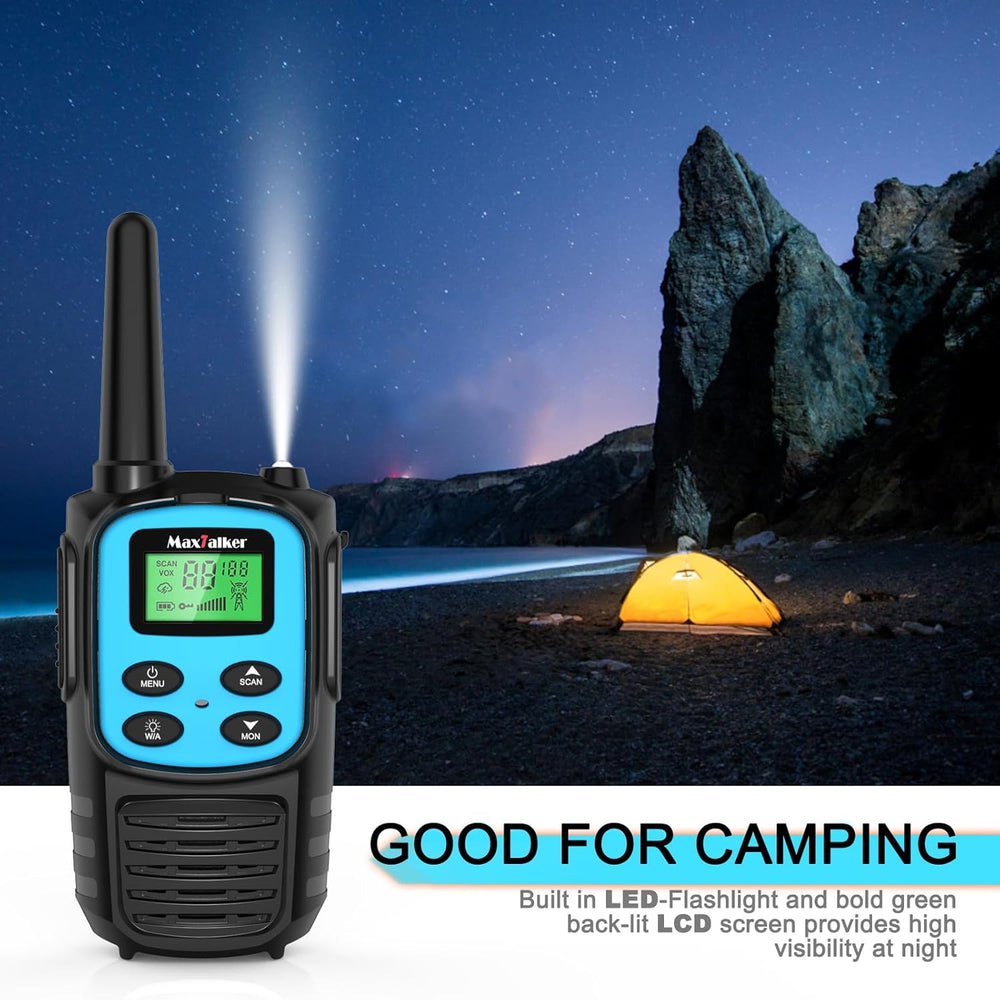 Walkie Talkies Long Range, Rechargeable 22 FRS Channel Two Way Radio 6Pack