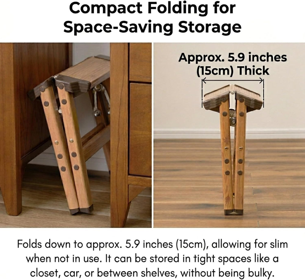 AZUMAYA PC-401 Folding Step 11.5" Inches Height Aluminum Frame Material,...