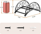 Wall Mounted Hose Holder - Metal Water Hose Holder - Hose Hanger Hose Hook for Water Hose Extension Cords Vacuum Hose.