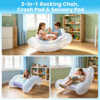 Sensory Chair for Kids with Autism – Inflatable Rocking Chair | ADHD & Sensory Seeking,Provides calming balance for toddlers,Perfect for sensory rooms, home, or classroom use