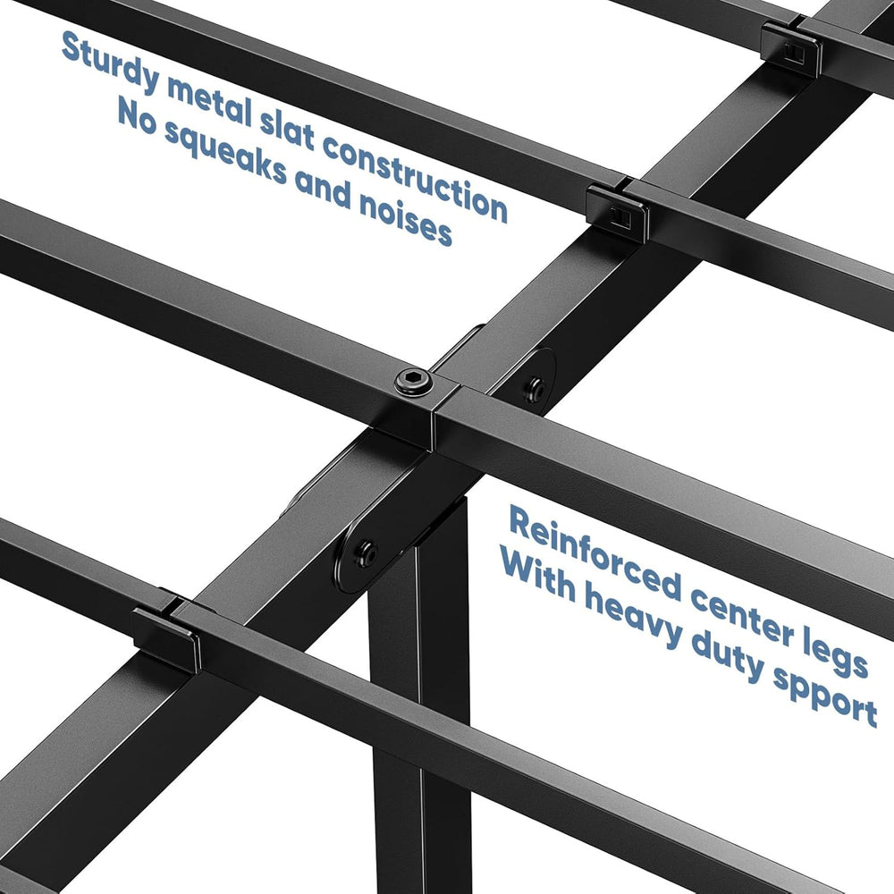 DUMOS Queen Bed Frames, 12 Inch Height Metal Platform Bed Frame