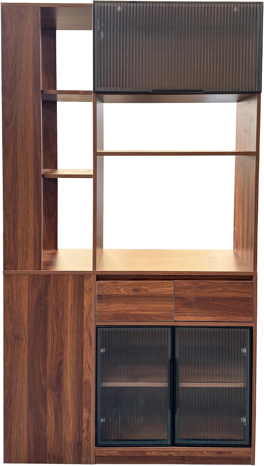 70.87" Tall Kitchen Pantry Cabinet with Multi-Tier Storage, Freestanding...