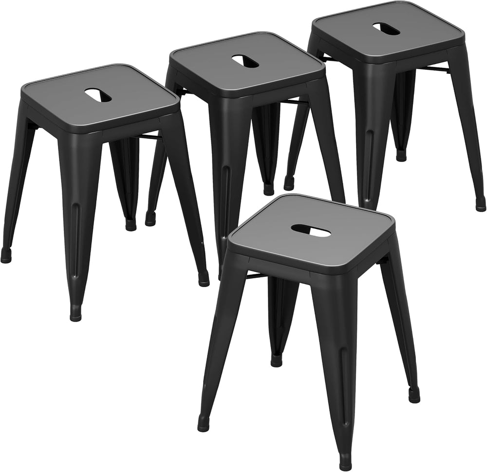 Changjie Furniture 18 Inch Stools Backless Industrial Metal Bar Stool Short S...