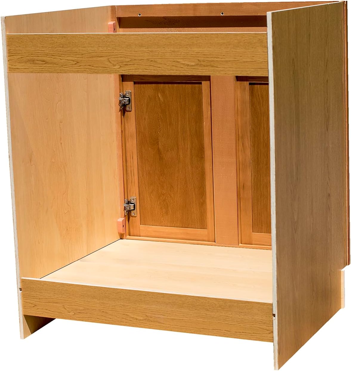 Economy 36" Golden Oak Raised Panel Sink Base