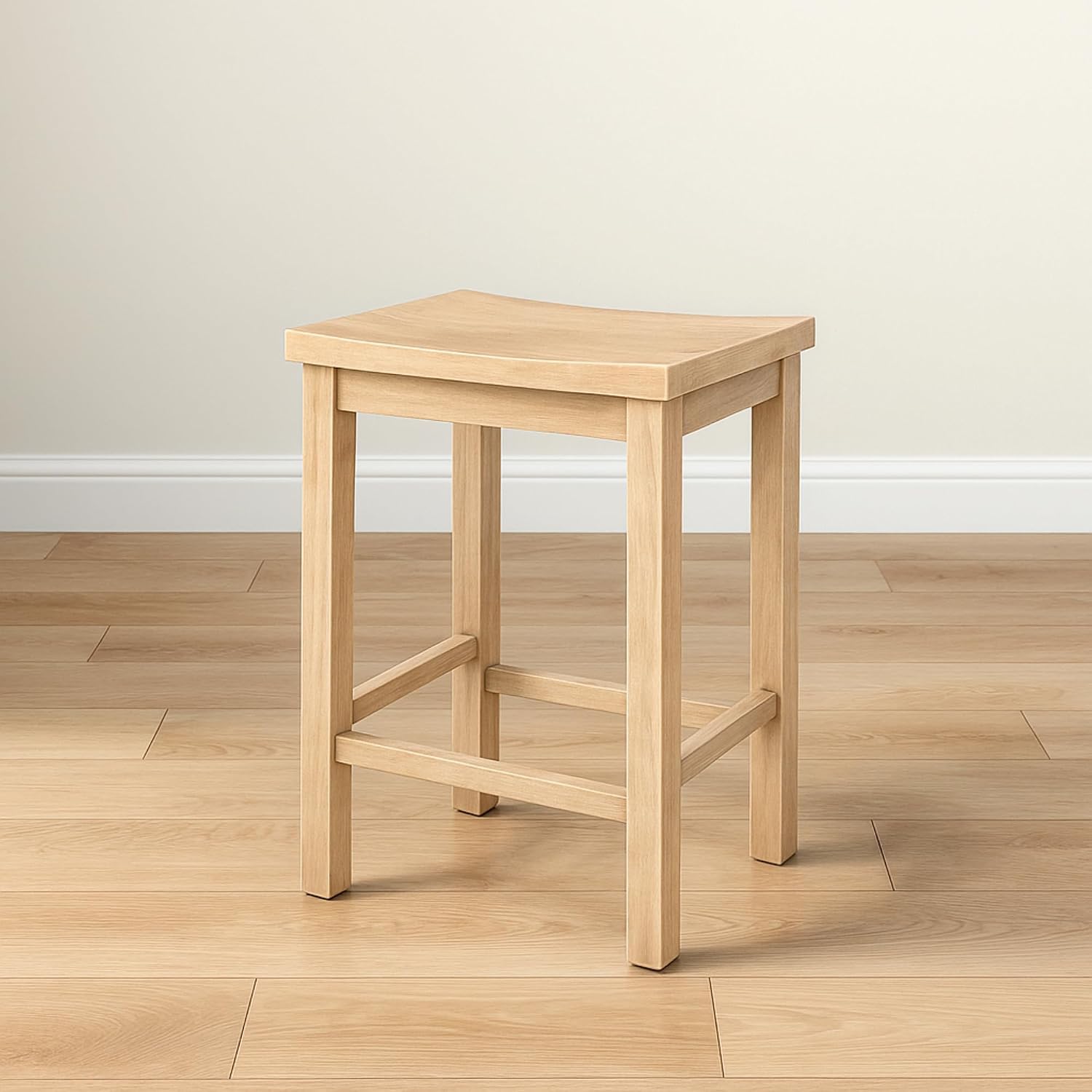 Grain & Grove Smith Bar Stool, Counter Height, Blonde