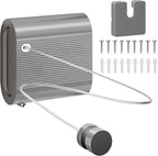 Retractable Clothesline Indoor Outdoor, Non-Sagging Clothes Line Retracting Heavy Duty Clothes Drying Laundry Line Wall Mounted Travel Clothesline Suitable for Balconies, Laundry Rooms, RVs