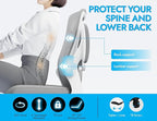 Ergonomic Office Chair - X-Shaped Computer Desk Chair Comfy, Gaming Chair, Office Chair with Lumbar Support, Mesh Office Chairs, Desk Chair for Long Hours(White Ash)