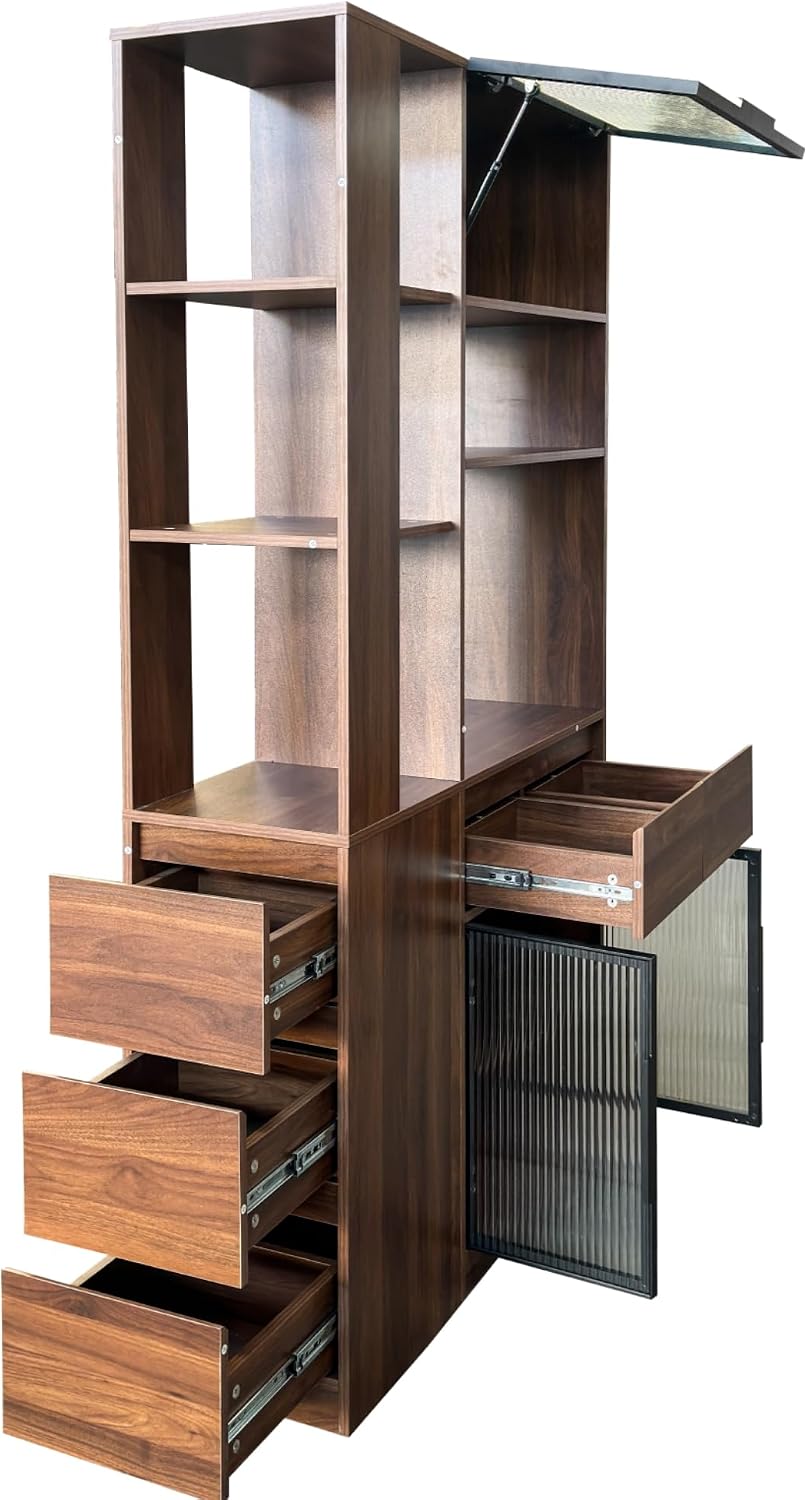70.87" Tall Kitchen Pantry Cabinet with Multi-Tier Storage, Freestanding...