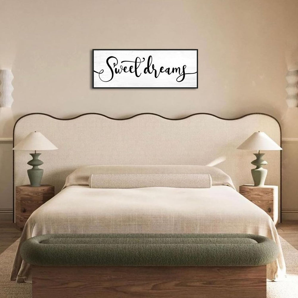 YPY Sweet Dreams Wall Decor Above Bed 32''×12''