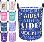 Custom Name Laundry Hamper, Personalized Laundry Baskets with Name for Boys Girls Women Men, Customized Collapsible Dirty Clothes Hamper Easy Storage Gifts for Bedroom Bathroom Living Room