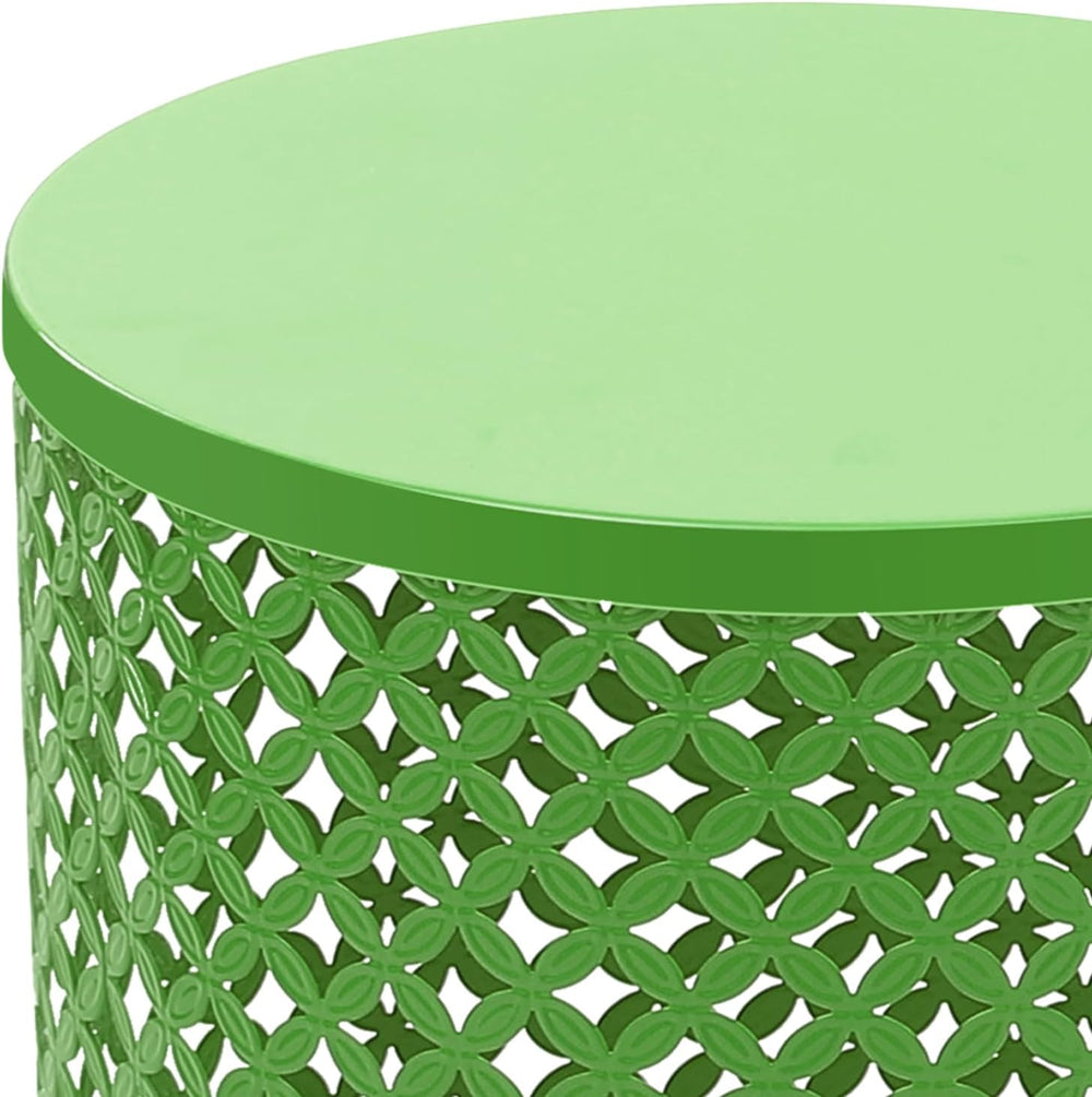 Xuthusman 2 Pack Outdoor Side Table,Metal Frame Accent Table Modern End Table...