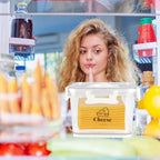 Cheese Container for Refrigerator,Cheese Keeper with Airtight Lid and Time Recording,Cream Block Shredded Cheeses Storage Box,Sliced,Grated,Cheddar Cheeses Box For Fridge,kitchen Organizer