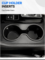 4PCS Center Console Organizer Tray for 2026-2023 Honda Pilot Ridgeline Passport Accessories, Armrest Storage Box and Divider, Hidden Storage Box and Cup Holder for Honda Pilot Ridgeline Passport