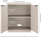 Henn&Hart 28" Wide Rectangular Accent Cabinet in Alder White, for Home, Living Room, Bedroom, Entertainment Room, Office