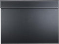 KINGFOM Ultra-Smooth PU Leather Desk Pad & Mat Office Desk Drawing & Writing Board A3/ A4 File Paper Clip Table Protector Mat on Top Large 24''x18'' (Black)