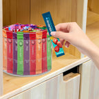 Drink Packet Organizer for Powdered Drink Mix,Powder Packet,Water Packet,Water Flavor Packet,Lazy Susan 360° Turntable Organizer for Drink Mix Necessities
