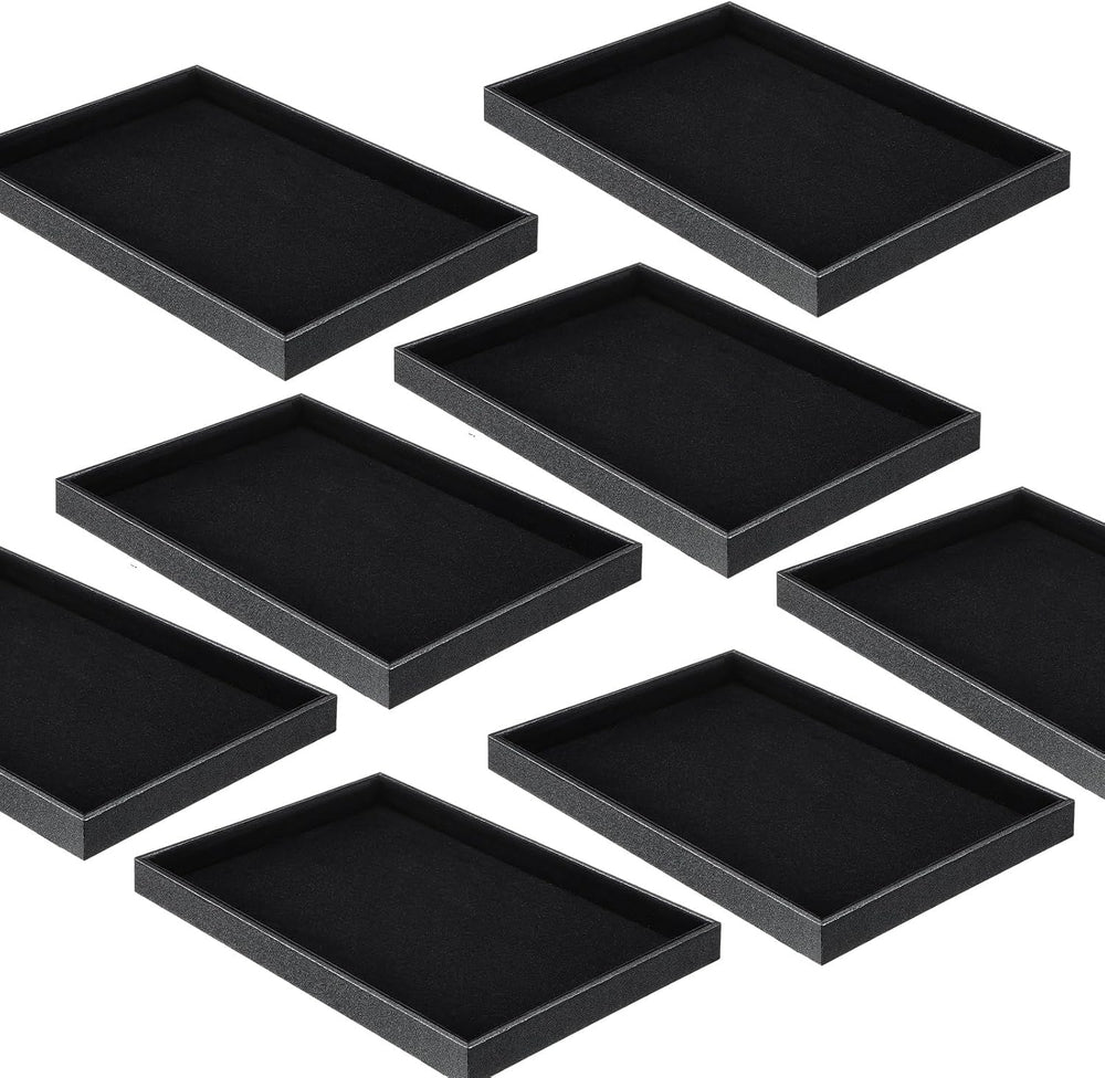 Quelay Stackable Jewelry Tray Jewelry Organizer Tray Showcase Display Empty P...