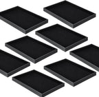 Quelay Stackable Jewelry Tray Jewelry Organizer Tray Showcase Display Empty Plate Bracelet Ring Earring Organizer