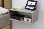 Floating Nightstand Wooden, Bedside Table, Nightstand Shelf, Handmade, Wall Mounted Bedside Shelf, Minimalist and Unique Style (Istanbul)
