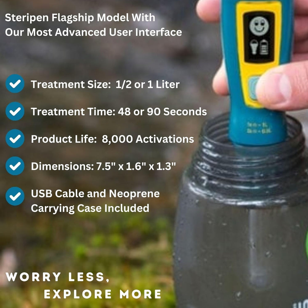 SteriPen Ultra UV Water Purifier, USB Rechargeable
