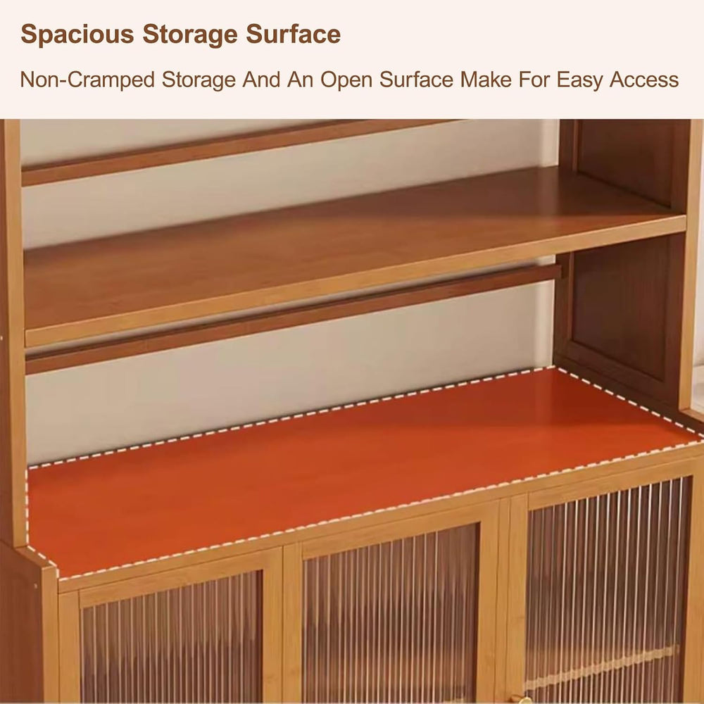 Wide Pantry Storage Cabinet, Pantry Storage Cabinet with Doors, Freestanding ...