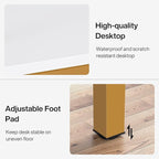 Tribesigns 6.5FT Conference Table, 78.7 Inche Rectangle Meeting Seminar Table, Large Business Tables for 6-8 People (Only Table)