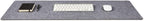 Premium Felt Desk Mat | Large 15.75" x 36" | Multifunctional Desk Pad for Home Office | Mid Gray