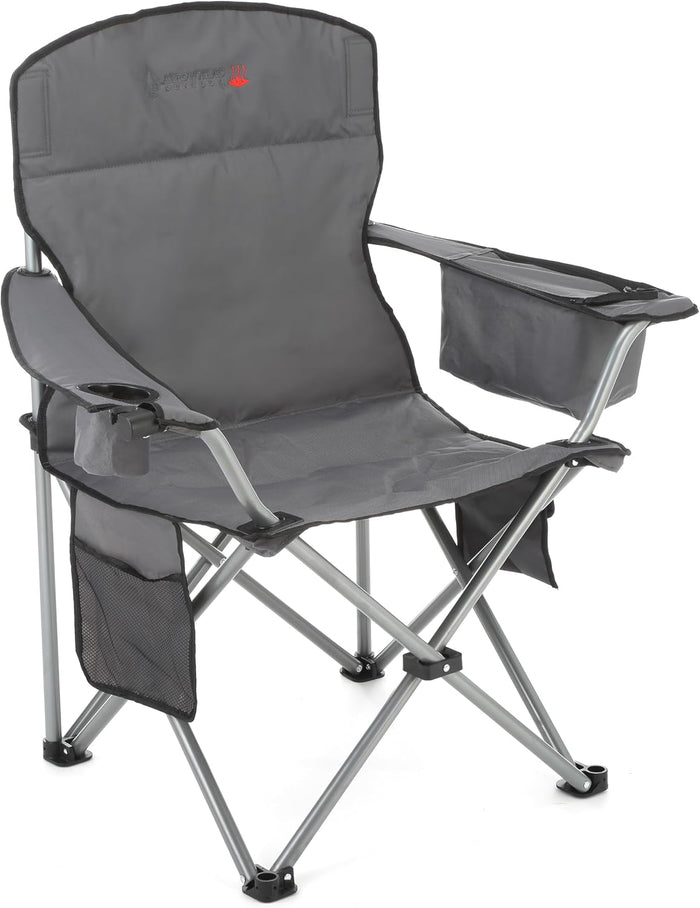 Folding Hammock Chair, Heavy Duty Camping Seat | Removable Footrest, Padded Comfort, and 300lb Capacity, Beach, Tailgating, Fishing, Patio, Hunting, Backyard, Picnic, Lawn