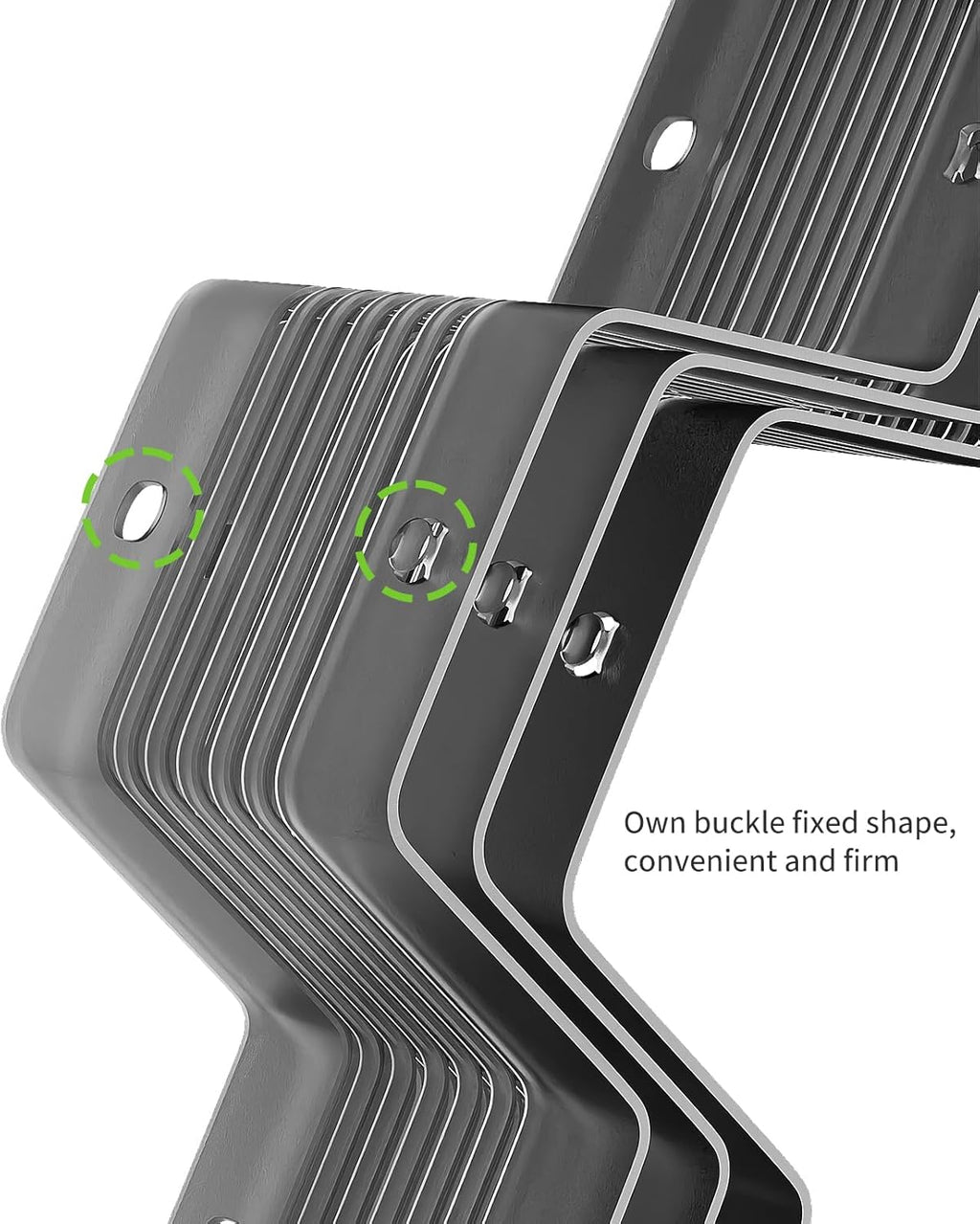 Honeycomb Separator Adjustable Drawer Organizer Divider for Underwear Belt-Scarf Socks Organizer (Black(4pcs))