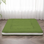 Dr.Futon Japanese Floor Futon Mattress Extra Thick Folding Roll Up Bed Topper Mat for Guest,Lounger and Tavel