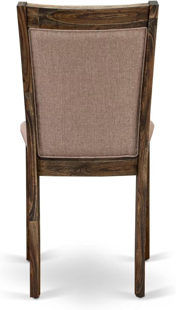 East West Furniture V777MZ716-6 6 Piece Dining Table Set Contains a Rectangle...
