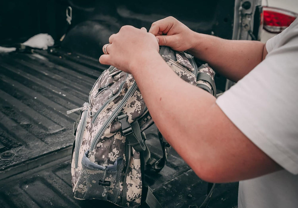 Family 4 Pack - B72 - Pro Series Deluxe Camo 72 Hour Emergency Backpack Survi...