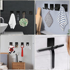CGBE Razor Holder for Shower, 4 Packs Self Adhesive Shaver Holder Hanger Hooks for Bathroom, Damage Free Wall Hooks for Razor Shaver Loofah Sponge