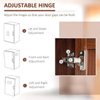 23.5" D*15.8" W*63" H Freestanding Kitchen Pantry with 4 Shelves, Double Door, Traditional, Rectangular Storage Cabinet, Easy Assembly, for Living Room, Dining Room, Brown