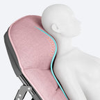 Folding Sun Lounger, 5-Position Adjustable Sunbed Padded Lounge Chair for Garden, Beach, Heavy Duty Reclining(Pink)