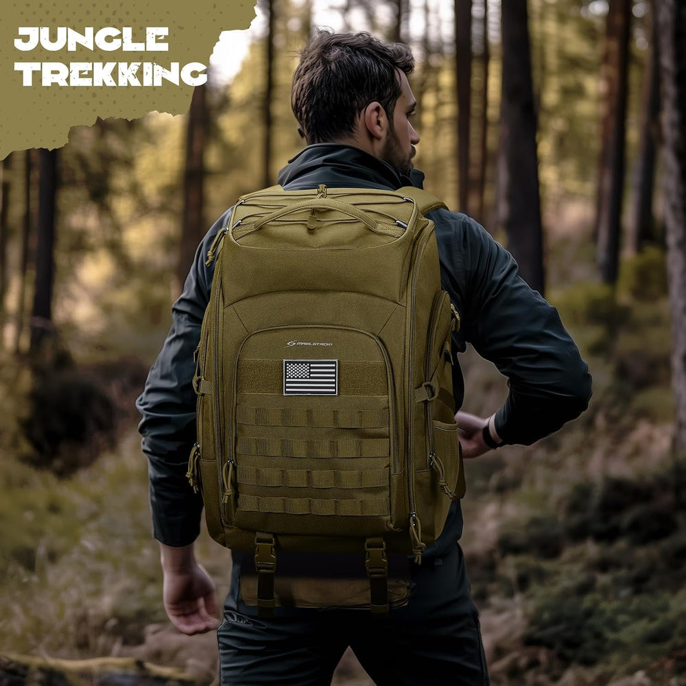 Maelstrom Tactical Backpack for Men, Water Resistant 40L Military Bag