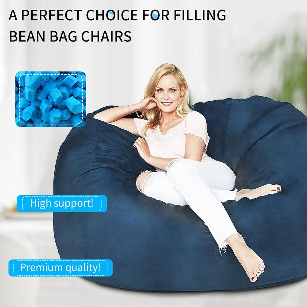 40lbs Bean Bag Filler, Pillow Filler Stuffing, Bean Bag Filling, Shredded Mem...