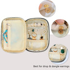 Teamoy Small Jewelry Travel Case, Portable Jewelry Organizer Bag for Earrings, Necklace, Rings and More, Small, Black-(Bag Only)