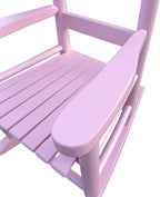 Kids' Rocking Chairs, Childrens Rocking Chair, Wooden Classic Rocker Chair Indoor Outdoor for Youth/Childs/Childrens Porch Rocker Chair for Living Room,Bedroom,Balconies, Porches (Pink)