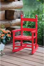 Classic Child's Porch Rocker - Red