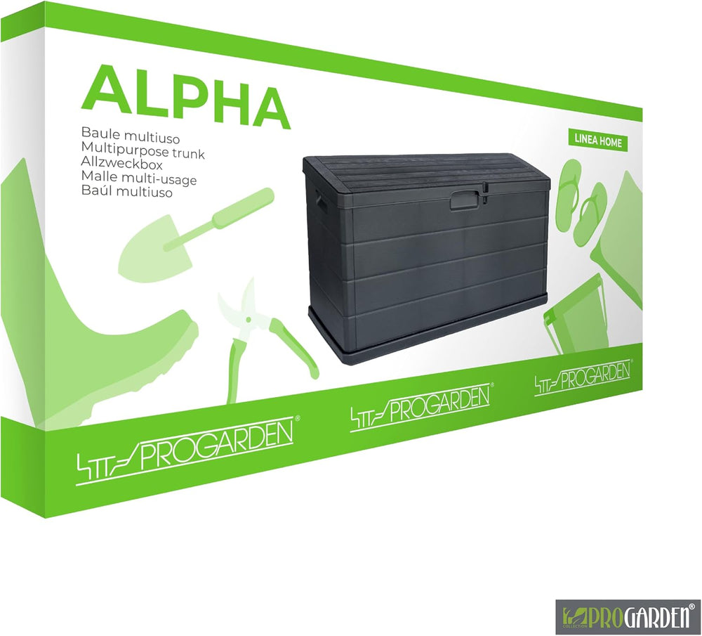 MIRADA IPAE-PROGARDEN ALPHA 340LT TRUNK BOX 118X59XH57 Anthracite