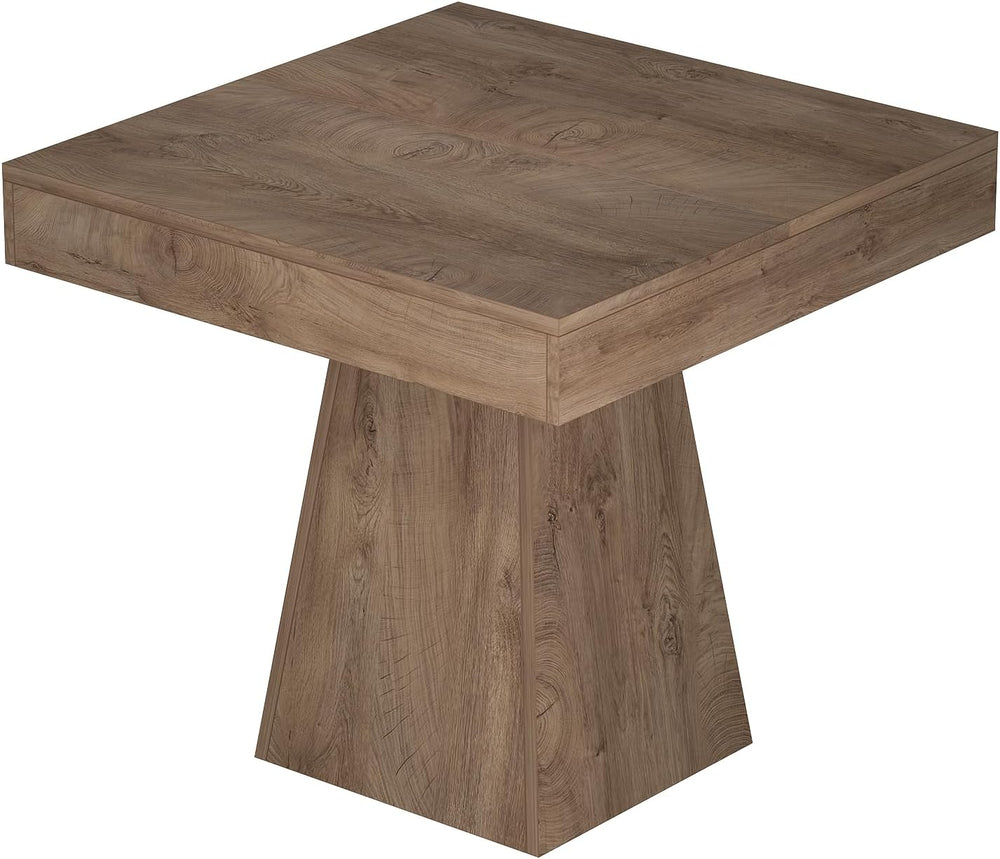 Square Dining Table, 31.5-inch Dinner Table for 2-4 People, Kitchen Table wit...