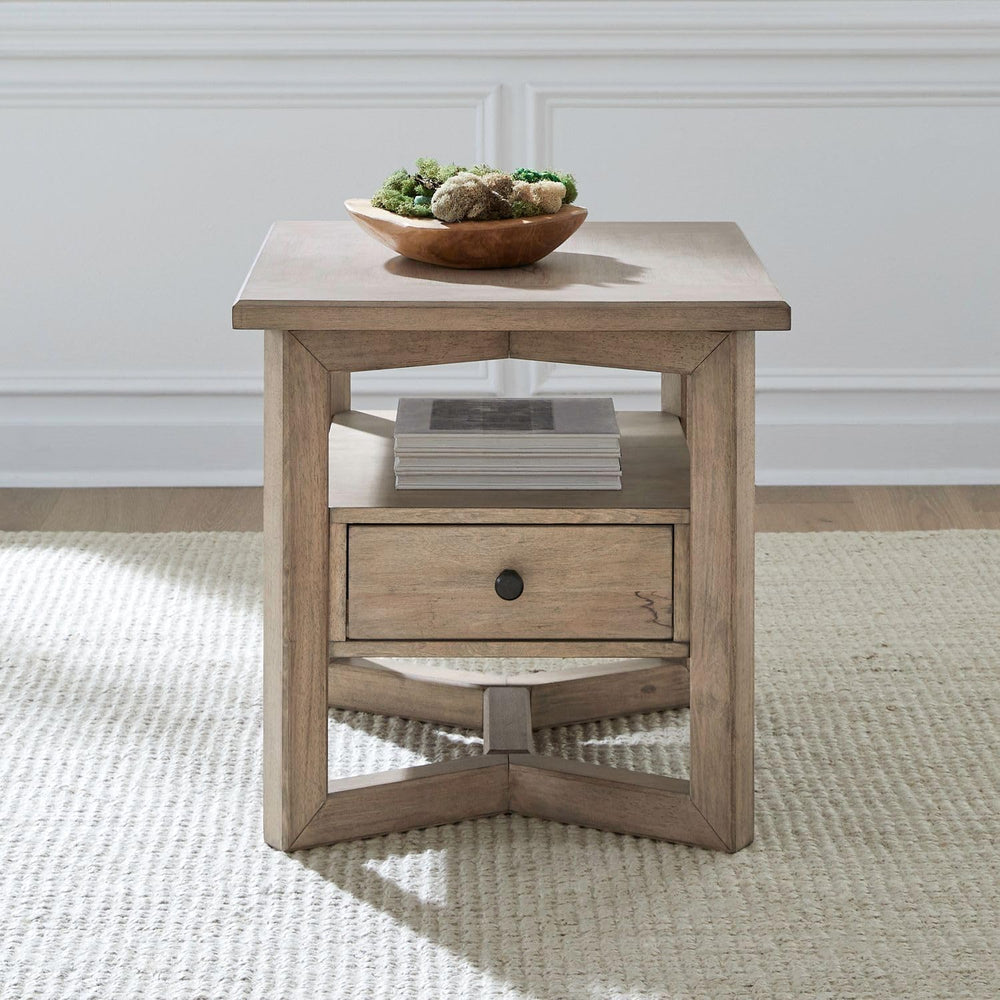 Liberty Furniture Proximity Place Living Room Rectangular End Table Transitio...
