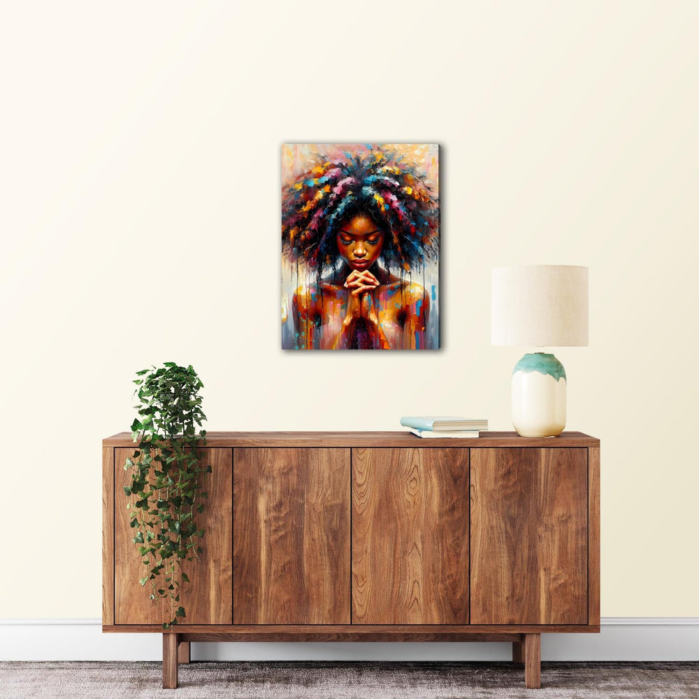 Abstract Woman Wall Art Canvas Print Framed Poster Picture Modern Artwork Wal...