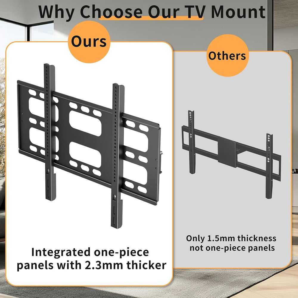 TV Wall Mount for 55-100 Inch TVs, Holds up to 264 lbs | Heavy Duty TV Mount ...