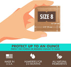 Boveda 58% Two-Way Humidity Control Packs For Storing 1 oz – Size 8 – 10 Pack – Moisture Absorbers for Small Storage Containers – Humidifier Packs – Hydration Packets in Resealable Bag