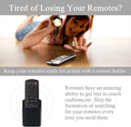 3 Pcs Remote Control Holder Wall TV Remote Holder Self Adhesive Marker Holder Pen Holder Stroage for Home Office School (Black)