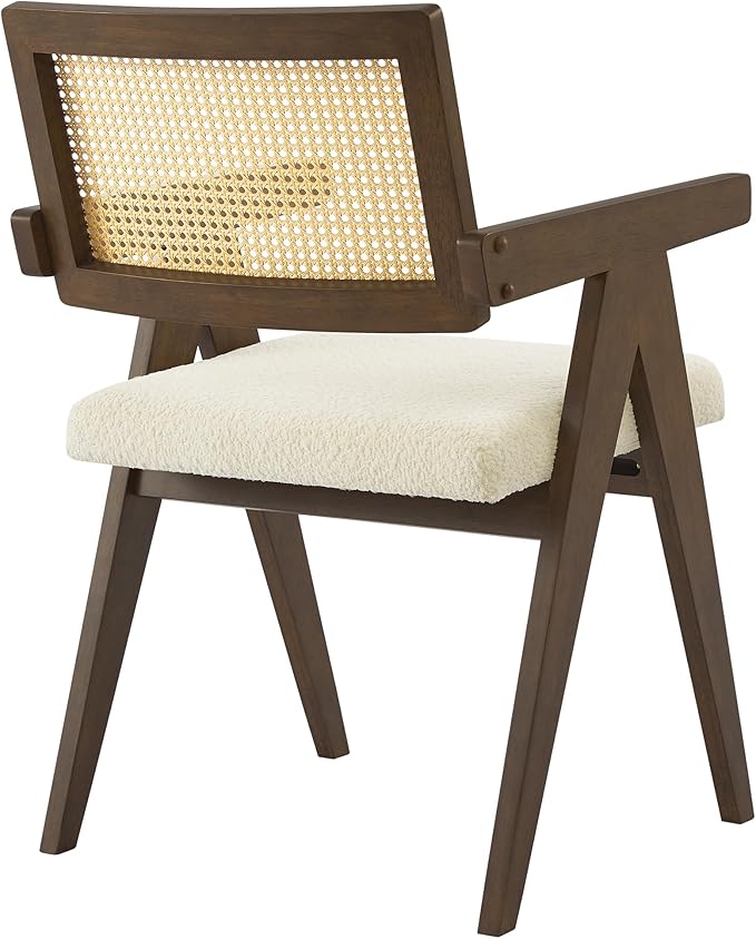CHITA Rattan Dining Chairs Set of 4, Modern Dining Chair with 2.8inch Cushion...