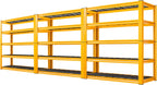 REIBII Garage Shelving Load 3000LBS, 5-Tier Storage Shelves, Adjustable Heavy Duty Metal Shelving Unit for Pantry, Basement, Warehouse, 72" H x 36" W x 16" D H, 3PC