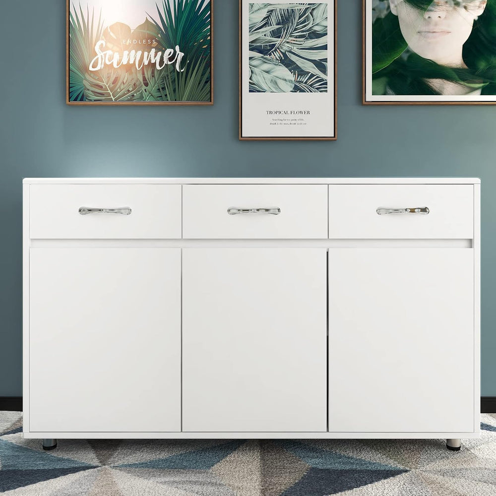Storage Drawer File Cabinet Side Cabinet Entryway Console Side Tables with Th...